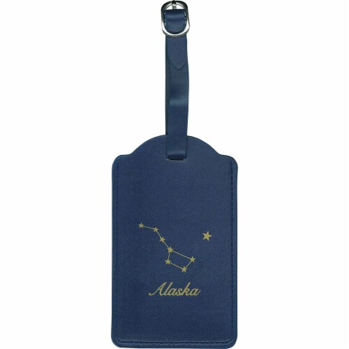 Arctic Circle Alaska Dipper Constellation Luggage Tag Perspective: front