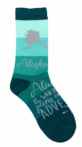Arctic Circle Enterprises Alaska Adventure Socks - Mint/Teal Perspective: front