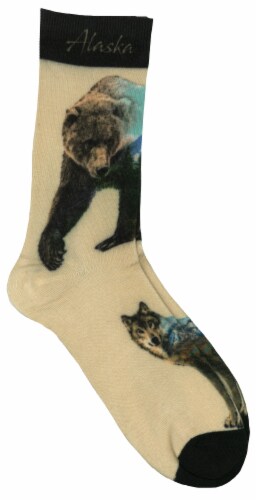 Arctic Circle Enterprises Alaska Double Exposure Socks Perspective: front