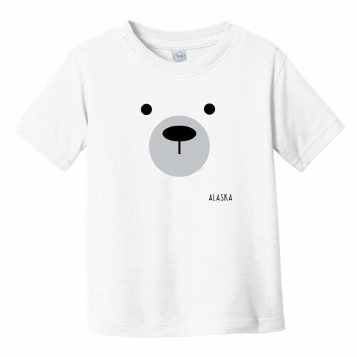 Arctic Circle Enterprises Polar Bear Face 2T T-Shirt Perspective: front