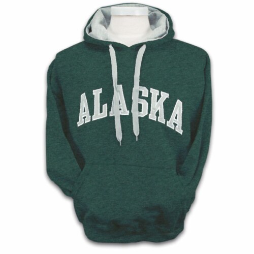 Arctic Circle Enterprises Alaska Hoodie - Green Perspective: front