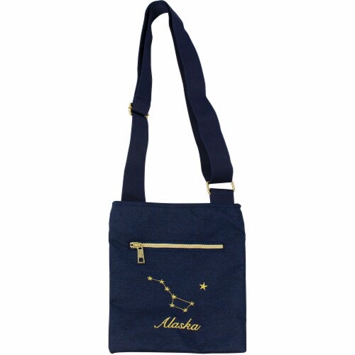 Arctic Circle Enterprises Alaska Dipper Constellation Bag - Navy/Gold Perspective: front