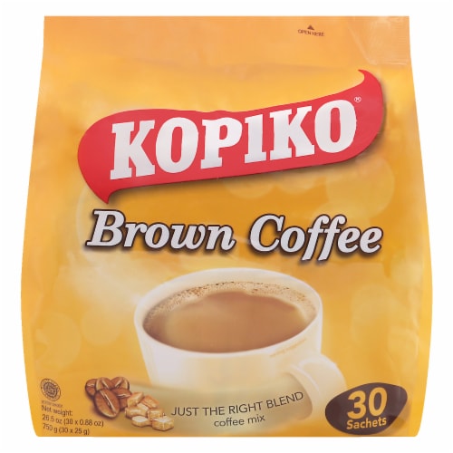 Kopiko Brown Instant Coffee Mix Sachets Perspective: front