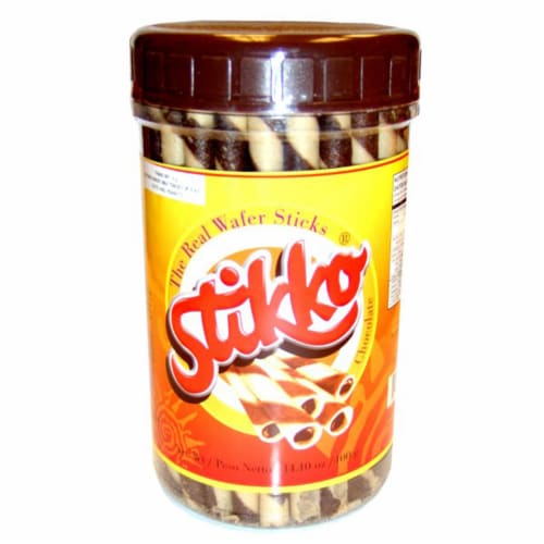 Stikko Chocolate Wafer Sticks Perspective: front