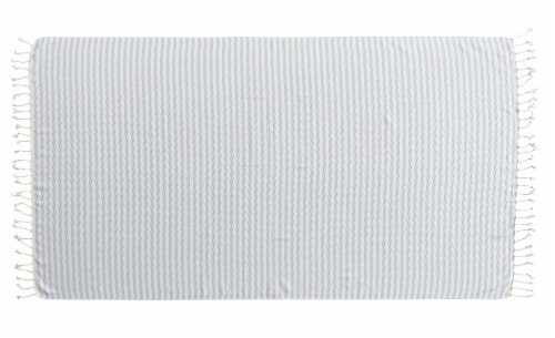 Kafthan Textile Calista Turkish Cotton Single Bath and Beach Towel Perspective: front