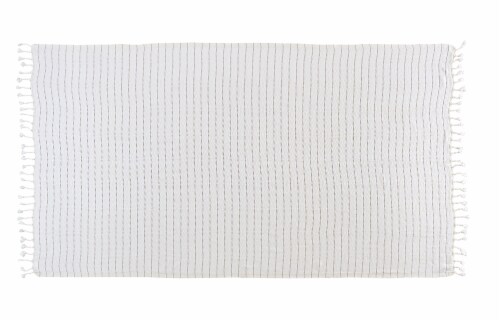 KAFTHAN Textile Gocek Turkish Cotton Single Bath and Beach Towel Perspective: front