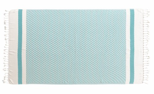 KAFTHAN Textile Turkish Cotton Single Pier Bath and Beach Towel Perspective: front