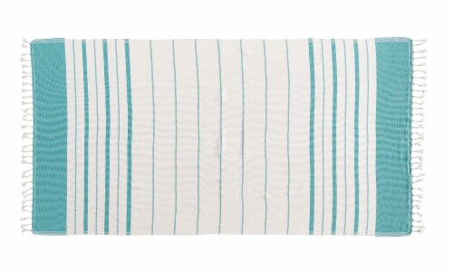 KAFTHAN Textile Bianca Ⅱ Turkish Cotton Single Bath and Beach Towel Perspective: front