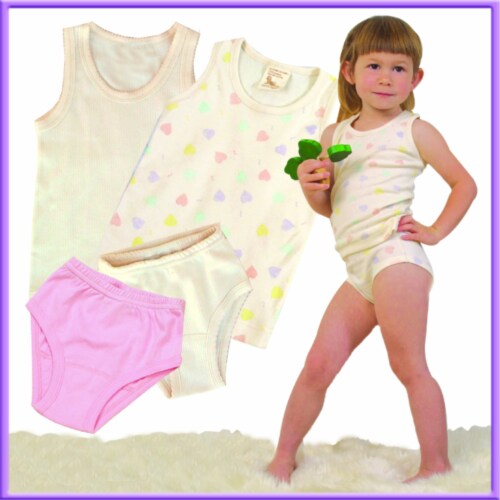 Organic Cotton Tank Tops - Lavender Stripe 18-24m 2 Pack Perspective: front
