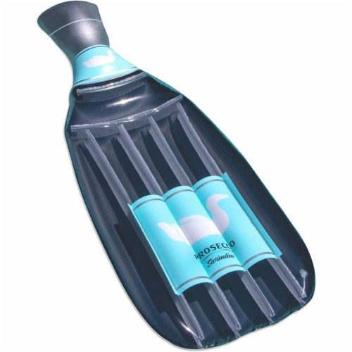 Swimline 90650 Inflatable 86 Prosecco Bottle Pool Float Water Raft Lounger Perspective: front