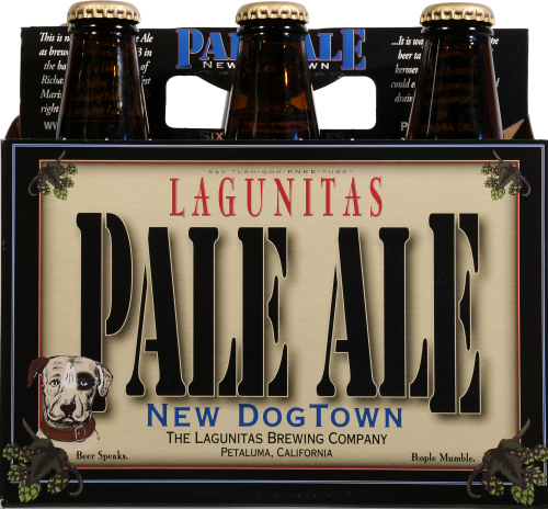 Lagunitas Brewing Company Dog Town Pale Ale Perspective: front