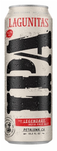 Lagunitas, IPA India Pale Ale, Craft Beer, Single Can Perspective: front