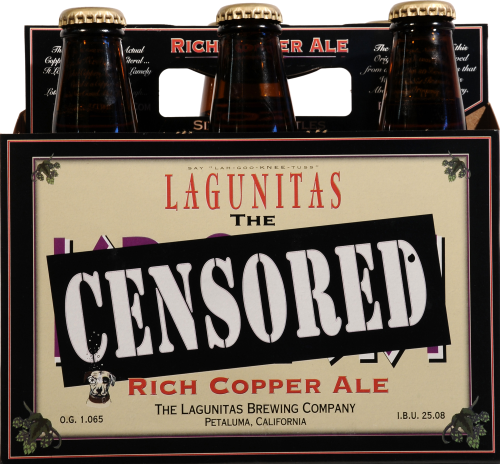 Lagunitas Brewing Company Sensored Ale Perspective: front