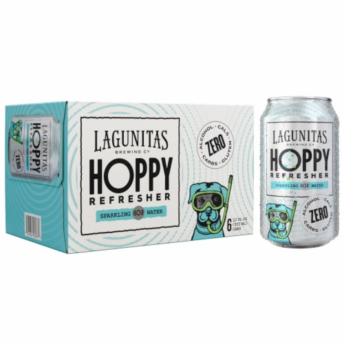 Lagunitas Hoppy Refresher Sparkling Hop Water Perspective: front