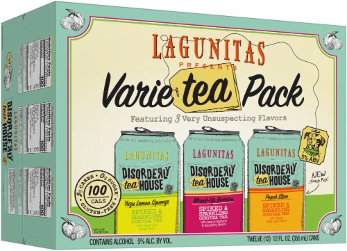 Lagunitas Disorderly TeaHouse Variety Pack Perspective: front