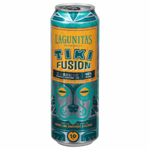 Lagunitas Tiki Fusion Zombie Cocktail-Inspired IPA Perspective: front