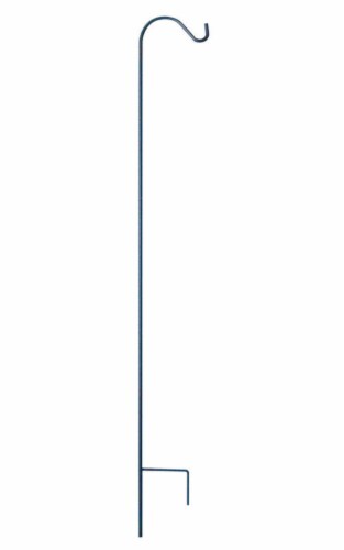 Panacea Black Steel 84 in. H Single Crook Plant Hook