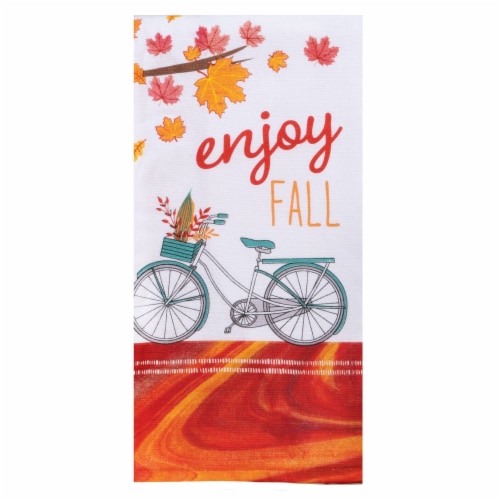 Kaydee Designs Enjoy Fall Kitchen Towel Perspective: front