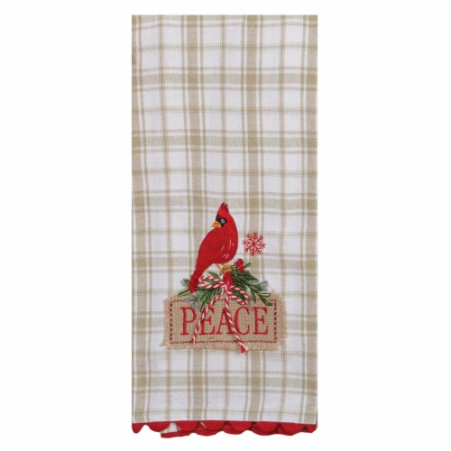 Kaydee Designs Winter Garden Peace Tea Towel Perspective: front