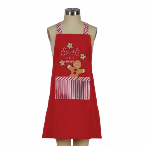 Kaydee Designs Gingerbread Child's Apron Perspective: front