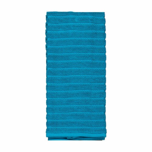 Teal 2 pk Terry Towel Perspective: front
