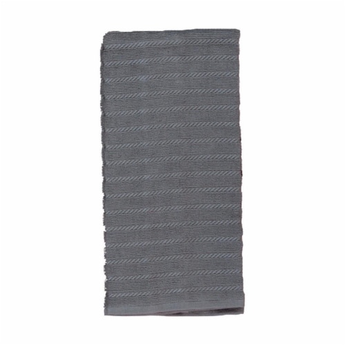 KayDee Designs Graphite Terry Ribbed Kitchen Towels Perspective: front