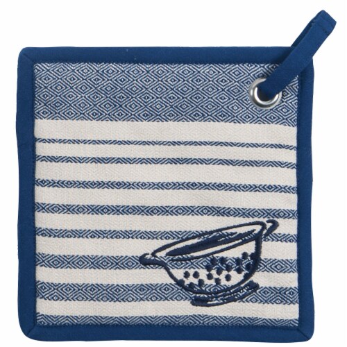 KayDee Designs Cook Potholder - Cobalt Perspective: front