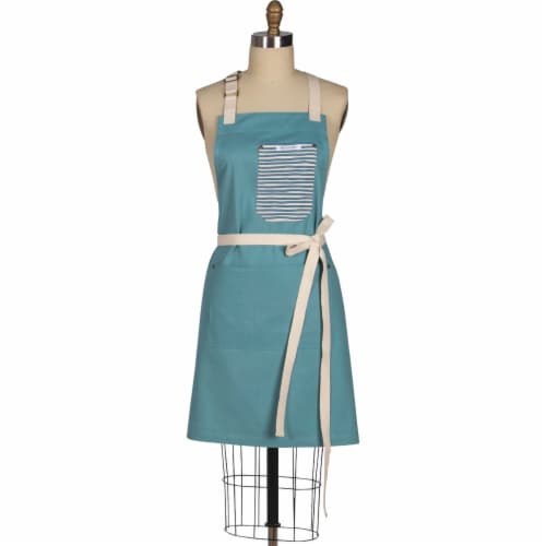 Kay Dee Designs Aqua Haze Chef Apron R6919 Perspective: front