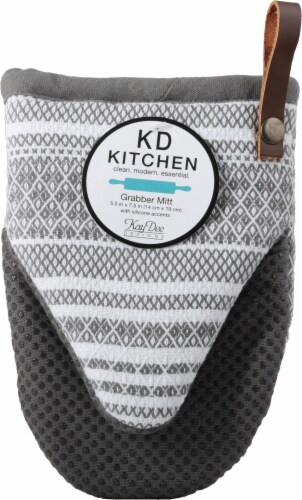 Kay Dee Designs KD Kitchen Grabber Oven Mitt - Graphite Perspective: front