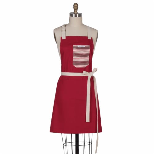 Kaydee Design Red Chef Apron Perspective: front