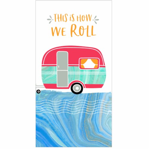 Kaydee Designs This Is How We Roll Dual Purpose Kitchen Towel Perspective: front