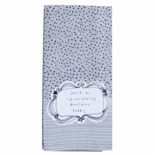 Kaydee Designs Be Awesome Tea Towel Perspective: front
