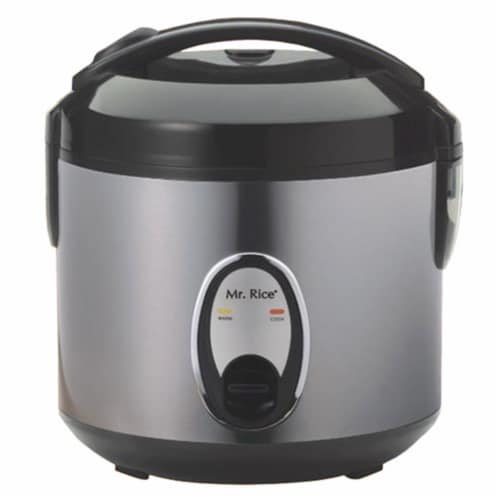 Aroma 6-Cup Rice Cooker with Stainless Steel Inner Pot