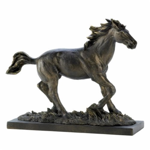 100 Wild Stallion Statue Perspective: front