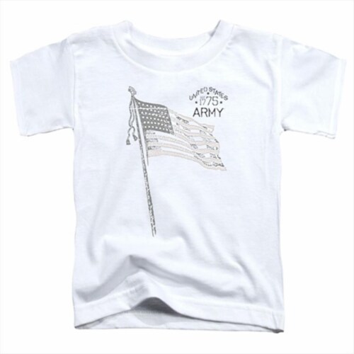 Army-Tristar - Short Sleeve Toddler Tee&#44; White - Small 2T Perspective: front