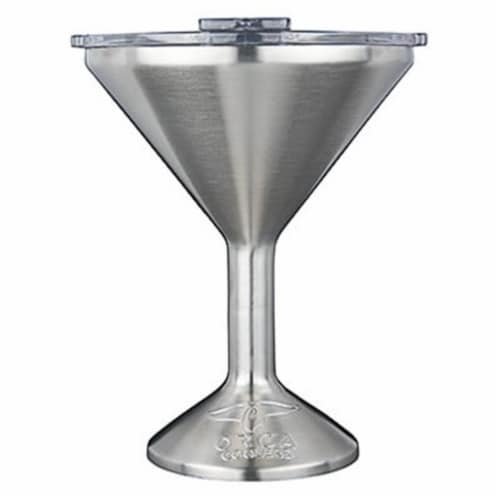 Martini Glass, Stainless Steel - 8 oz Perspective: front