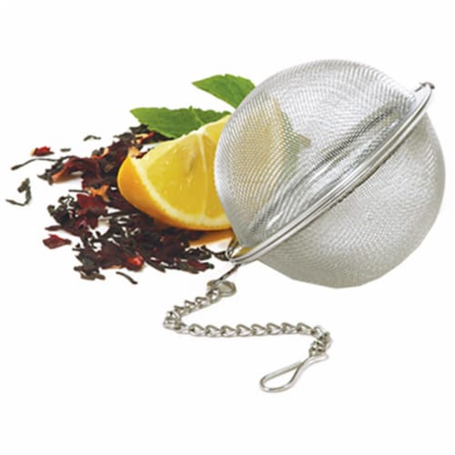 5503 2 in. Stainless Steel, Mesh Tea Ball Perspective: front