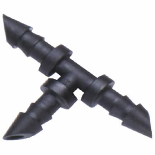 307010B 10 Pack Barbed Tee - 0.25 in. Perspective: front