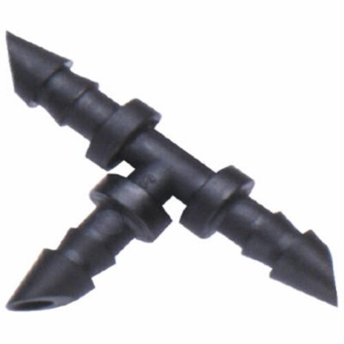 307010B 10 Pack Barbed Tee - 0.25 in. Perspective: front