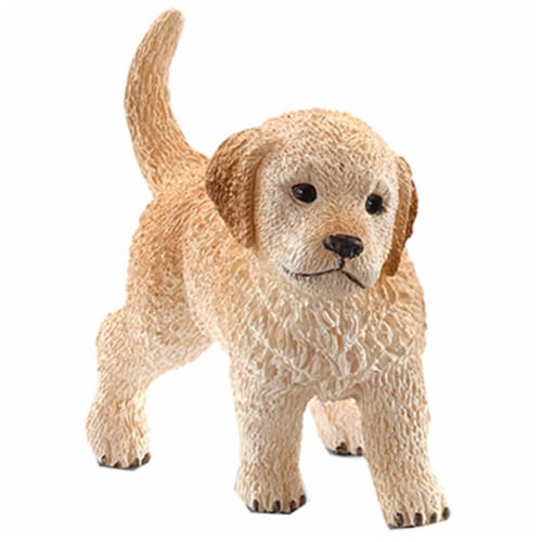 Realistic Large Dog Figures Playset Golden Retriever Figurines