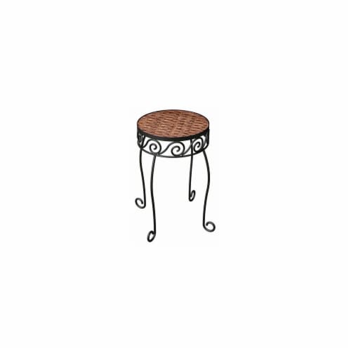 Products  16.5 in. Brown Plant Stand Perspective: front