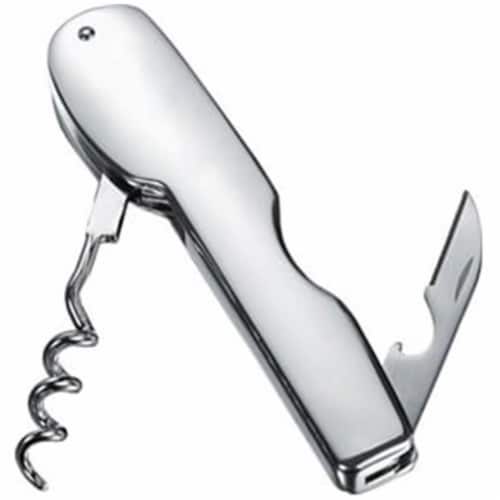 Akana Silver Plated Corkscrewer & Bottle Opener Perspective: front