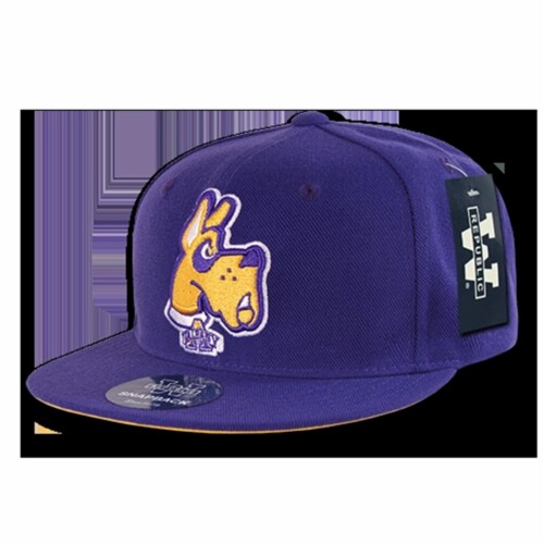 Freshman Fitted U Albany&#44; Purple - Size 7.13 Perspective: front