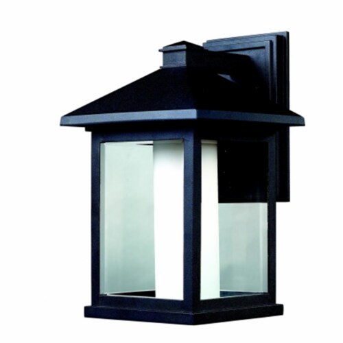 Z Lite  Mesa Outdoor Wall Light - Black Perspective: front