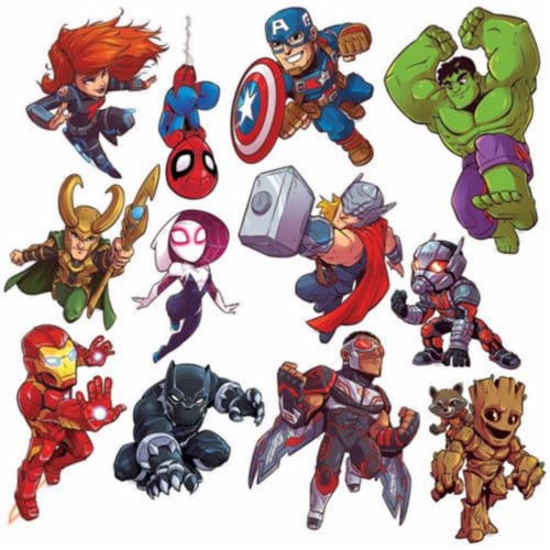 Marvel Super Hero Adventure 2 Sided Decor Kits Perspective: front