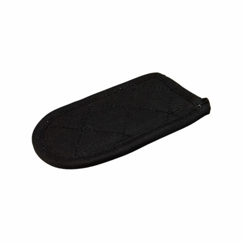 6.13 x 3.19 in. Maximum Temperature Hot Handle Holder with Steam Barrier, Black Perspective: front