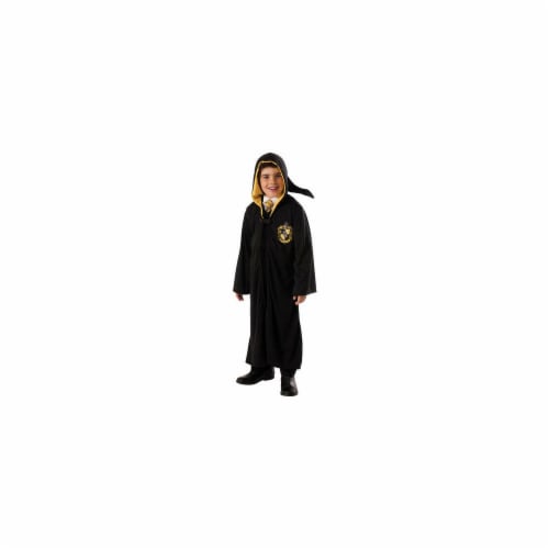 Harry Potter Deathly Hallows Childs Hufflepuff Robe - Large Perspective: front
