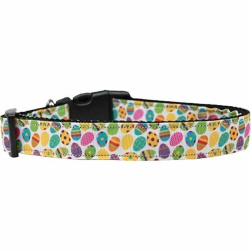 Confetti Eggs Nylon Dog Collar, Large Perspective: front
