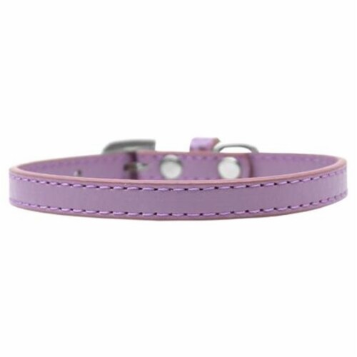Omaha Plain Puppy Collar, Lavender - Size 14 Perspective: front