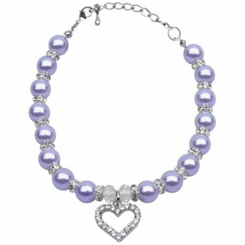 Heart and Pearl Necklace Lavender Md 8 10 1 Fred Meyer
